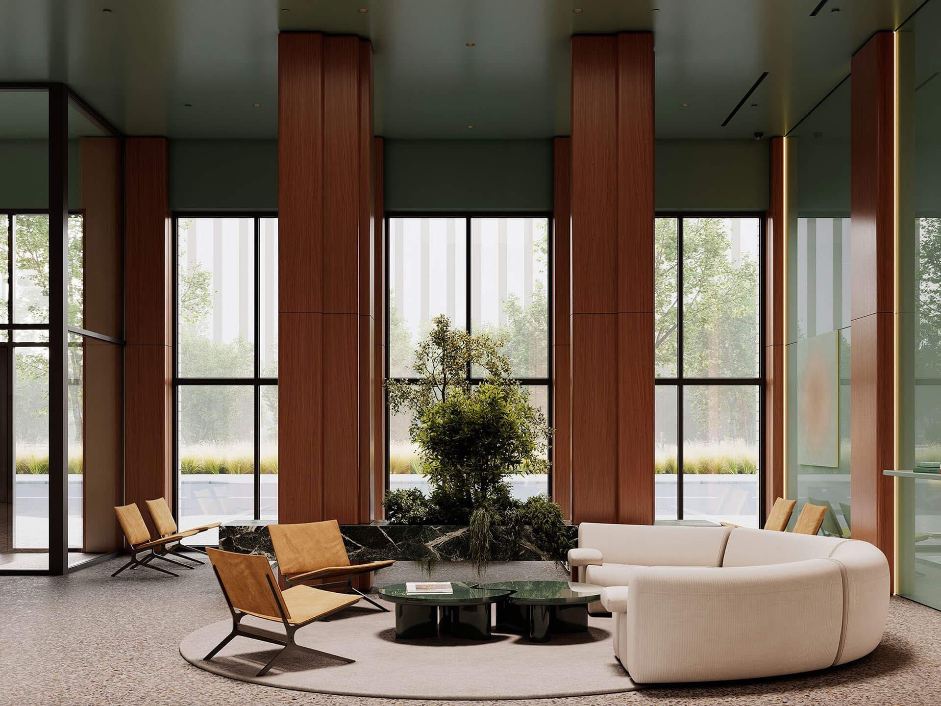 Лобби ЖК «Обручева 27»