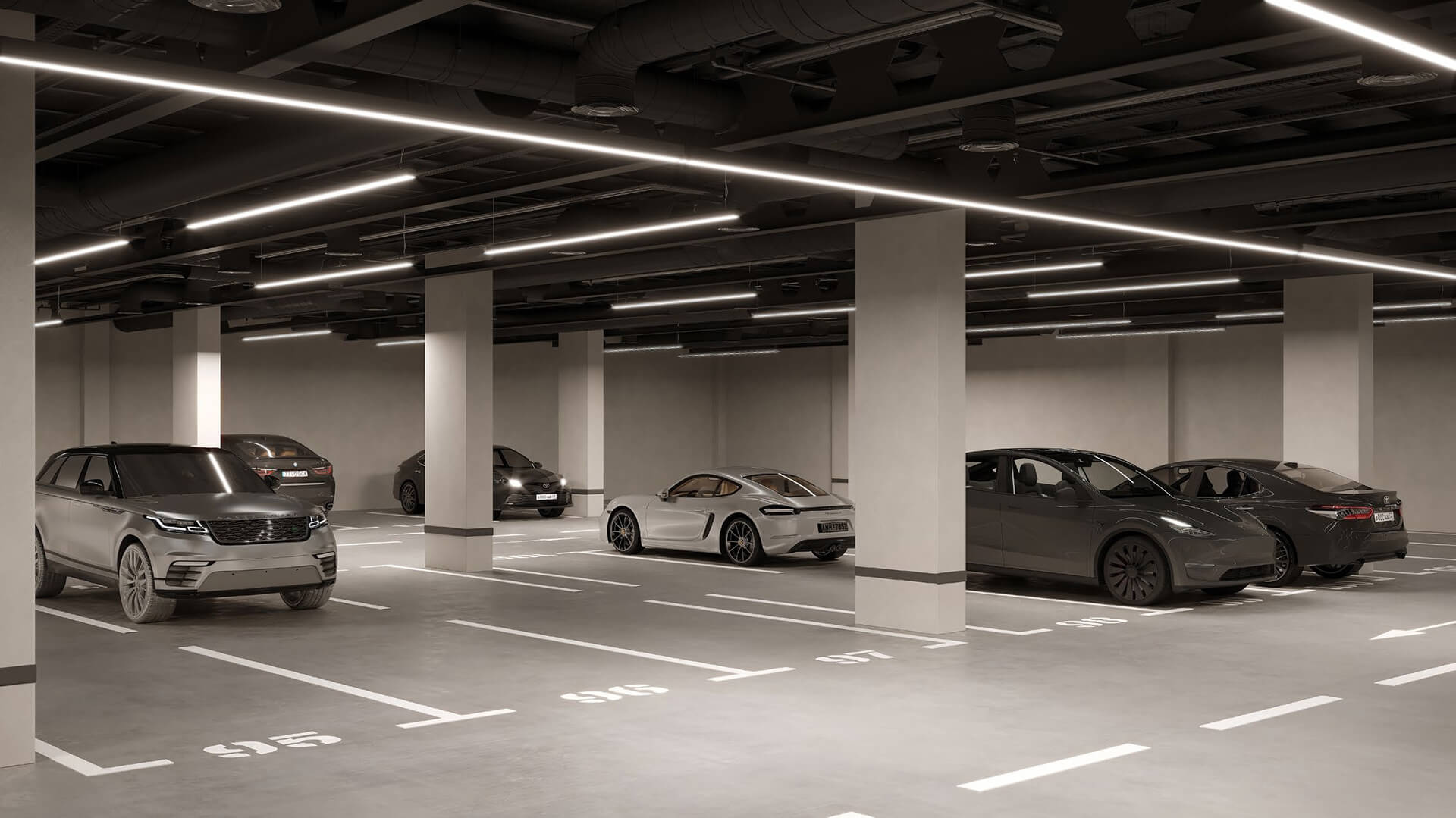 Паркинг ЖК «Обручева 27»